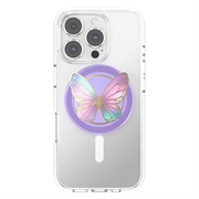 PopSockets Round MagSafe PopGrip Expanding Stand & Grip - Enamel Butterfly Prism