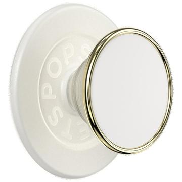 PopSockets Round MagSafe PopGrip Expanding Stand & Grip - Enamel Coconut Cream