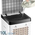 Portable Air Conditioner Tower Fan with Remote Control - 10L - White