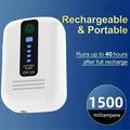 Portable Air Pump / Fishing Aerator for Aquarium, Fish Tank - 1500mAh