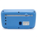 Portable DAB Radio & Bluetooth Speaker C10 - White / Blue