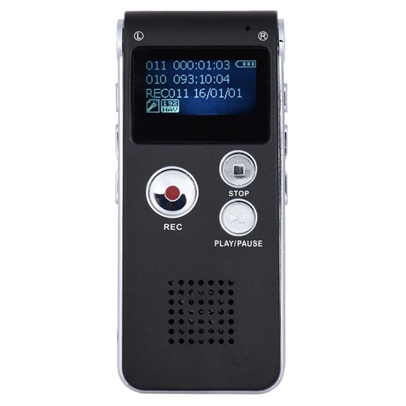 Portable Digital Voice Recorder SK012 Black