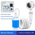 Portable Electric Camping Shower Pump - IPX7, 5000mAh