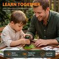 Portable Kids Digital Microscope for Nature Exploration - Black / Orange