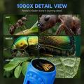 Portable Kids Digital Microscope for Nature Exploration - Blue