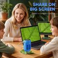 Portable Kids Digital Microscope for Nature Exploration - Blue
