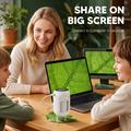 Portable Kids Digital Microscope for Nature Exploration - White