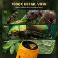 Portable Kids Digital Microscope for Nature Exploration - Yellow