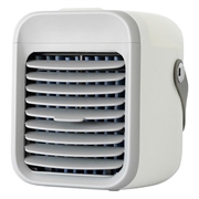 Portable Mini Evaporative Air Cooler with Humidifier and Air Purifier - White
