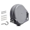 Portable Retractable Clothesline for Indoor and Outdoor Use - 15m