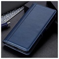 Premium Samsung Galaxy A10 Wallet Case with Kickstand Feature - Blue