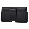 Premium Universal Horizontal Holster Leather Case - 6.7"