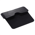 Premium Universal Horizontal Holster Leather Case - 6.1" - Black