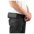 Premium Universal Horizontal Holster Leather Case - 6.7" - Black