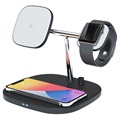 Prio 4-in-1 Universal Magnetic Wireless Charging Stand - 15W