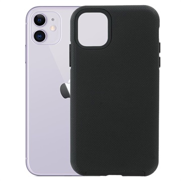 Prio Double Shell iPhone 11 Hybrid Case - Black