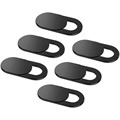 Privacy Camera Slider Cover - 6 Pcs. - Black