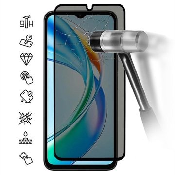 Honor X5b/X5b Plus Privacy Full Cover Tempered Glass Screen Protector - Black Edge