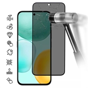 Honor X6c Privacy Full Cover Tempered Glass Screen Protector - Black Edge