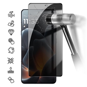 Motorola Signature Privacy Full Cover Tempered Glass Screen Protector - Black Edge