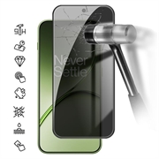 OnePlus 15T Privacy Full Cover Tempered Glass Screen Protector - Black Edge