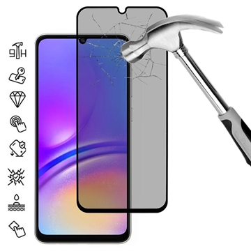 Samsung Galaxy A07 4G/A06 Privacy Full Cover Tempered Glass Screen Protector - Black Edge