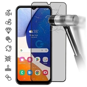 Samsung Galaxy A16 Privacy Full Cover Tempered Glass Screen Protector - Black Edge