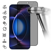 Xiaomi 17 Max Privacy Full Cover Tempered Glass Screen Protector - Black Edge