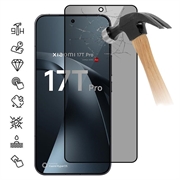 Xiaomi 17T Pro Privacy Full Cover Tempered Glass Screen Protector - Black Edge