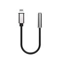 ProXtend MFI Certified Lightning to 3.5mm Adapter - Black / Silver