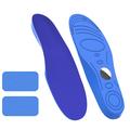 Protective Shoe Insoles with AirTag Holder for Kids and Seniors - 155-170mm - Blue