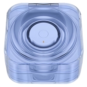 Protective TPU Case for Samsung Galaxy Ring Charging Case - Transparent Blue