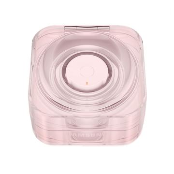 Protective TPU Case for Samsung Galaxy Ring Charging Case - Transparent Pink