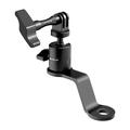 Puluz PU1056B Aluminum Motorcycle Rearview Mirror Camera Mount - Black