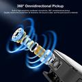 Puluz PU648B Dual Wireless Lavalier Microphone with Type-C Receiver - 2 Pcs. - Black