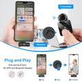 Puluz PU648B Dual Wireless Lavalier Microphone with Type-C Receiver - 2 Pcs. - Black