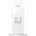 Puro 0.3 Nude Samsung Galaxy S21 5G TPU Case - Transparent