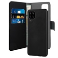Puro 2-in-1 Magnetic Samsung Galaxy A12 Wallet Case - Black