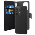 Puro 2-in-1 Samsung Galaxy S22 5G Magnetic Wallet Case - Black