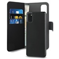 Puro 2-in-1 Magnetic Samsung Galaxy A41 Wallet Case - Black