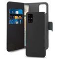 Puro 2-in-1 Magnetic Samsung Galaxy A51 Wallet Case - Black