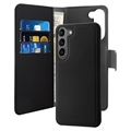 Puro 2-in-1 Samsung Galaxy S23 5G Magnetic Wallet Case - Black