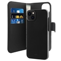 Puro 2-in-1 iPhone 11 Magnetic Wallet Case - Black