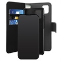 Puro 2-in-1 Magnetic iPhone 12 Pro Max Wallet Case - Black