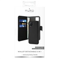 Puro 2-in-1 Samsung Galaxy A42 5G Magnetic Wallet Case - Black