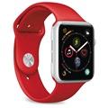 Puro Icon Apple Watch Series 7/SE/6/5/4/3/2/1 Silicone Band - 45mm/44mm/42mm - Red