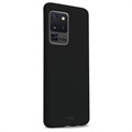 Puro Icon Samsung Galaxy S20 Ultra Silicone Case - Black
