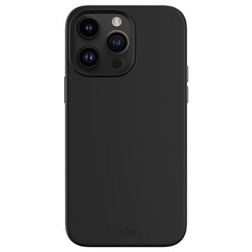 Puro Icon iPhone 13 Pro Max Silicone Case - Black