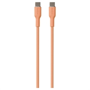 Puro Icon Soft USB-C / USB-C Cable - 1.5m - Peach