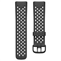 Puro Sport Plus Fitbit Charge 5 Silicone Strap - Black